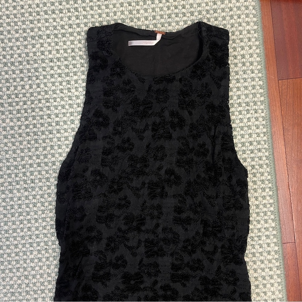 Free People Bodycon Cutout Dress Black Size XS
